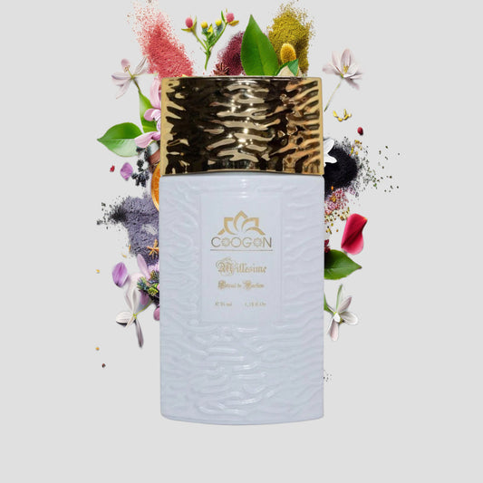 Chogan 027 Damen Parfum Dupe von OLFAZETA - 35ml mit visueller Darstellung der Duftnoten