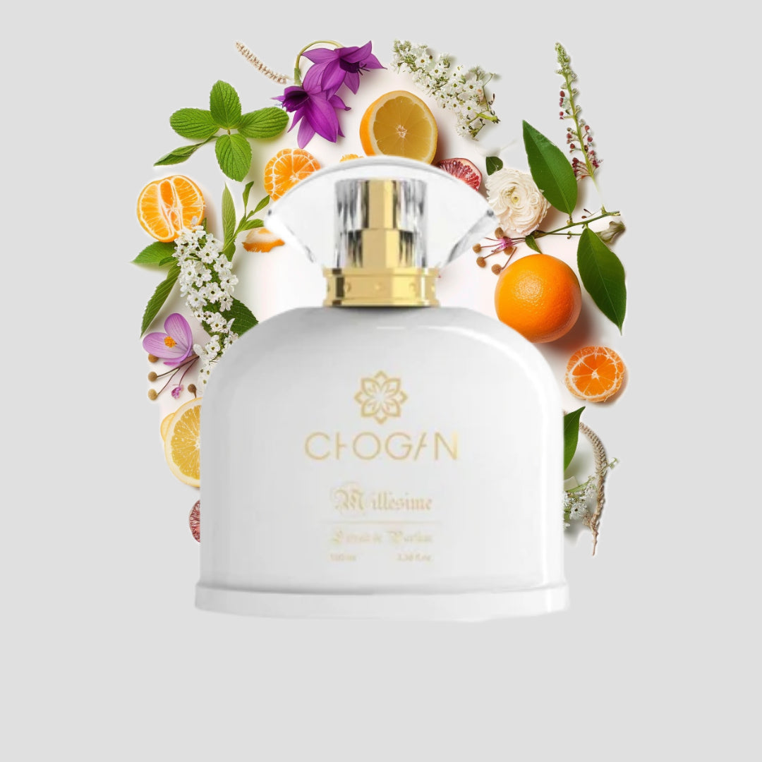 Chogan 070 Damen Parfum von OLFAZETA - 100ml mit visueller Darstellung der Duftnoten
