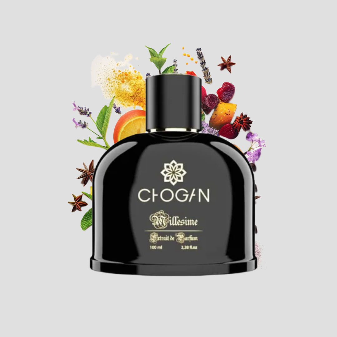 Chogan 086 Parfum Herren von Olfazeta mit visueller darstellung der Duftnoten 100ml