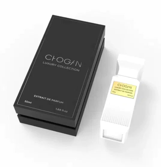 Chogan 123 Parfum von Olfazeta Luxury Line mit Verpackung abgebildet 50ml