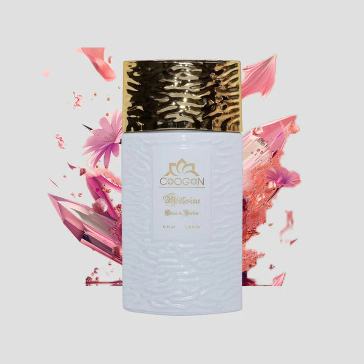Chogan 010 Damen Parfum Dupe von OLFAZETA - 35ml mit visueller Darstellung der Duftnoten

