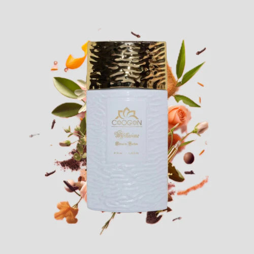 Chogan 024 Damen Parfum Dupe von OLFAZETA - 35ml mit visueller Darstellung der Duftnoten
