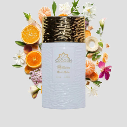 Chogan 067 Damen Parfum Dupe von OLFAZETA - 35ml mit visueller Darstellung der Duftnoten
