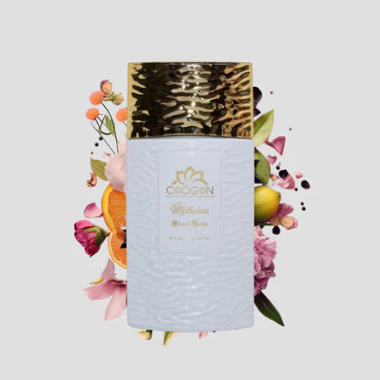 Chogan 077 Damen Parfum Dupe von OLFAZETA - 35ml mit visueller Darstellung der Duftnoten
