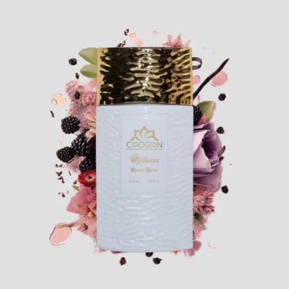 Chogan 080 Damen Parfum Dupe von OLFAZETA - 35ml mit visueller Darstellung der Duftnoten
