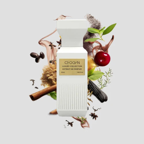 Chogan 111 Parfum von Olfazeta mit visueller darstellung der Duftnoten 50ml