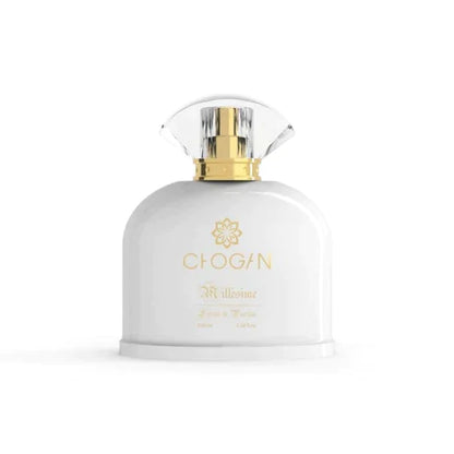 Chogan 115 Damen Parfum Dupe von OLFAZETA - 100ml mit visueller Darstellung der Duftnoten
